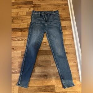 American Eagle Outfitters Dark Blue Skinny Jeans